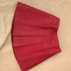 Baby Gap leather skirt 6-12 months